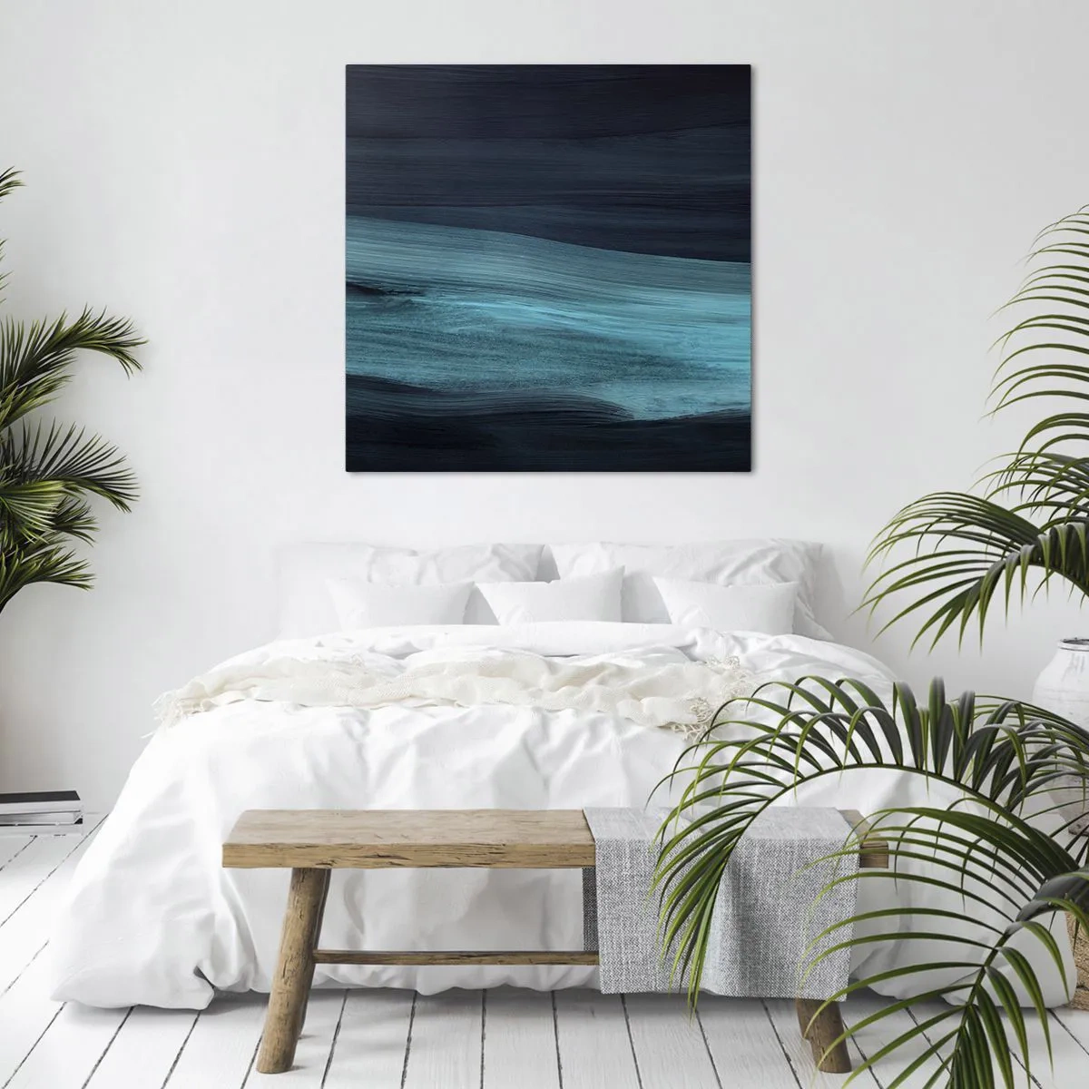 Impression sur toile - Image sur toile - Suivez le courant - 30x30 cm