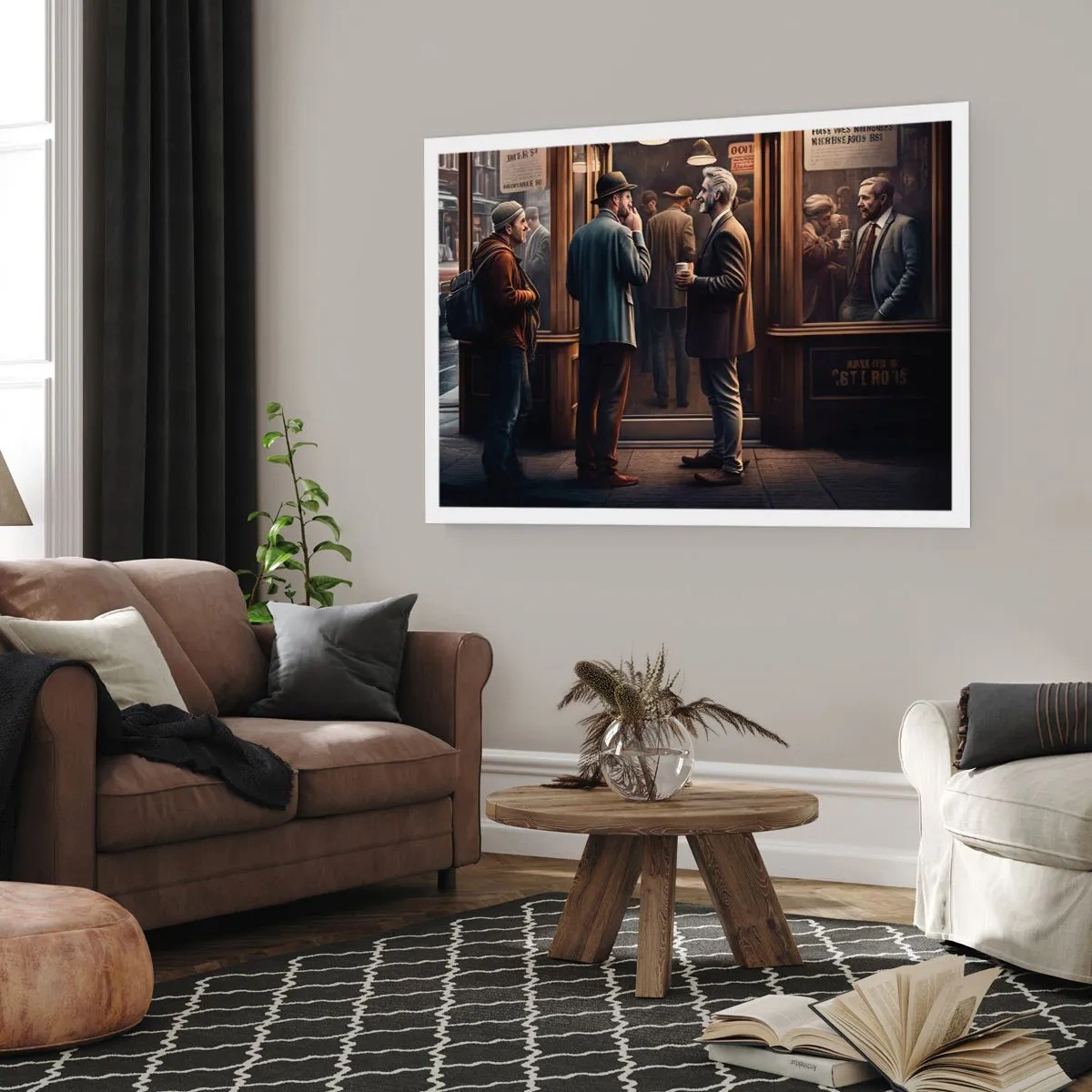 Affiche - Poster - Bon moment de la journée - 50x40 cm