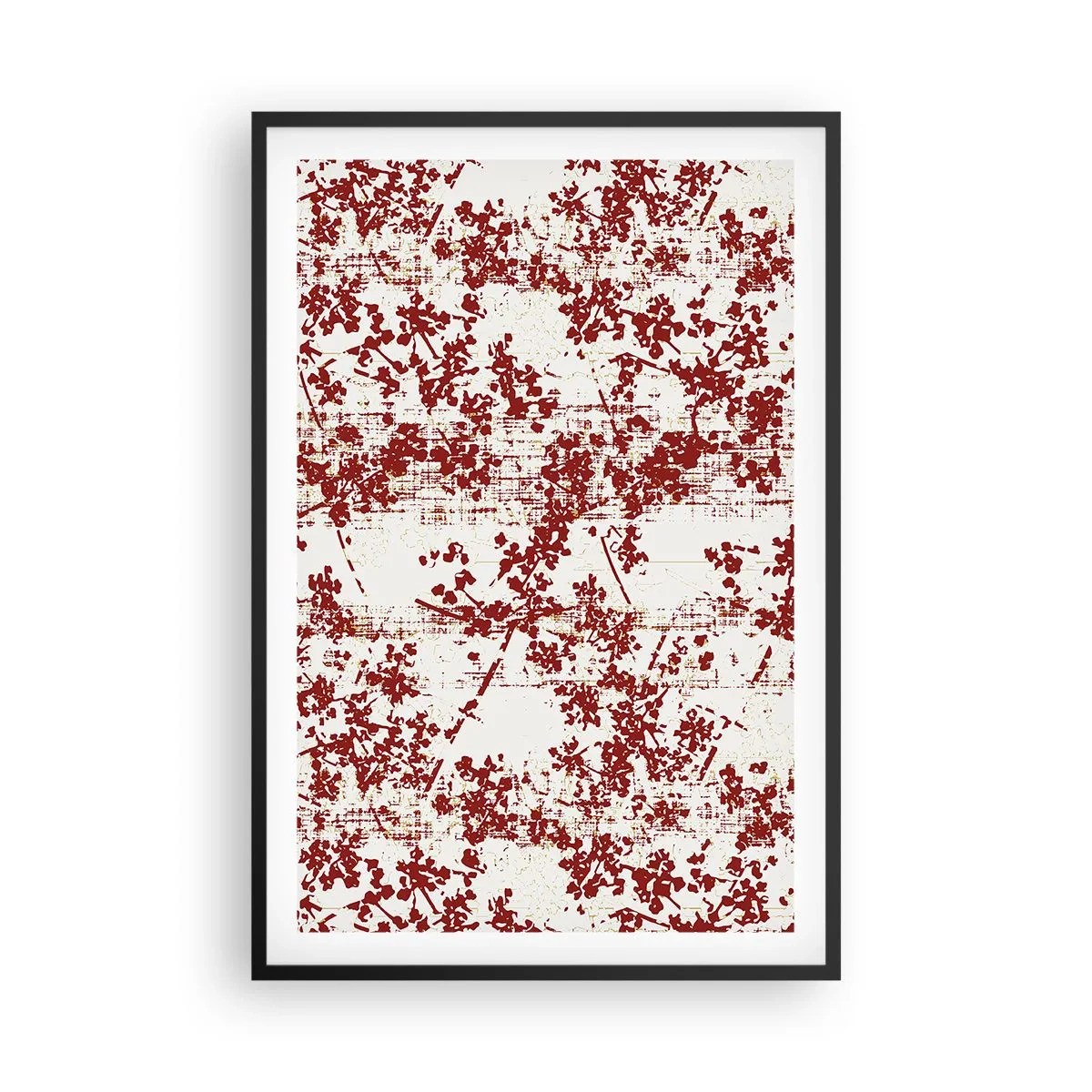 Affiche dans un cadre noir - Poster - Comme un calicot ancien - 61x91 cm