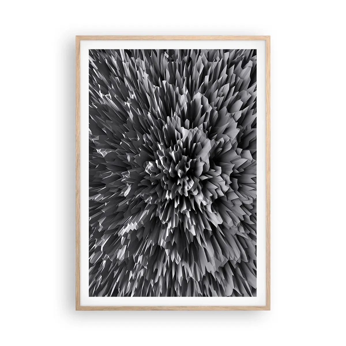 Affiche dans un chêne clair - Poster - Ça ne peut pas être plus dur que ça - 70x100 cm