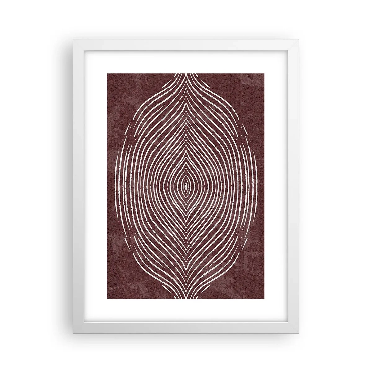 Affiche dans un cadre blanc - Poster - L'espace parle - 30x40 cm