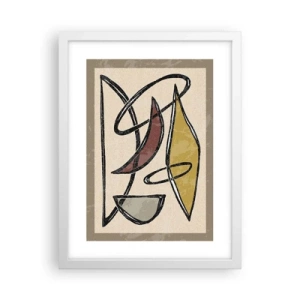 Affiche dans un cadre blanc - Poster - Verticales et horizontales - 30x40 cm