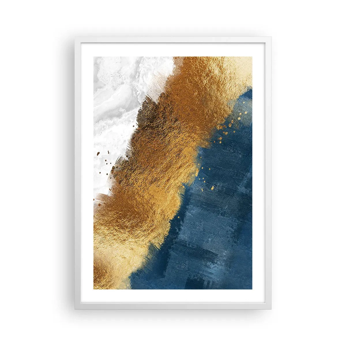 Affiche dans un cadre blanc - Poster - Les couleurs de l’été - 50x70 cm