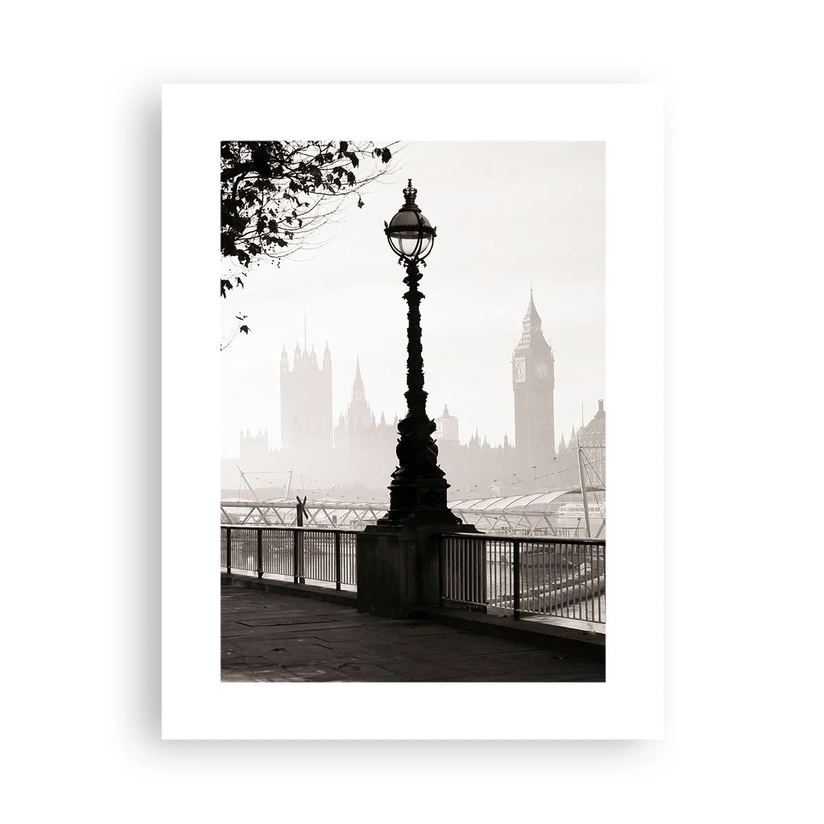 Affiche - Poster - Un matin londonien - 30x40 cm