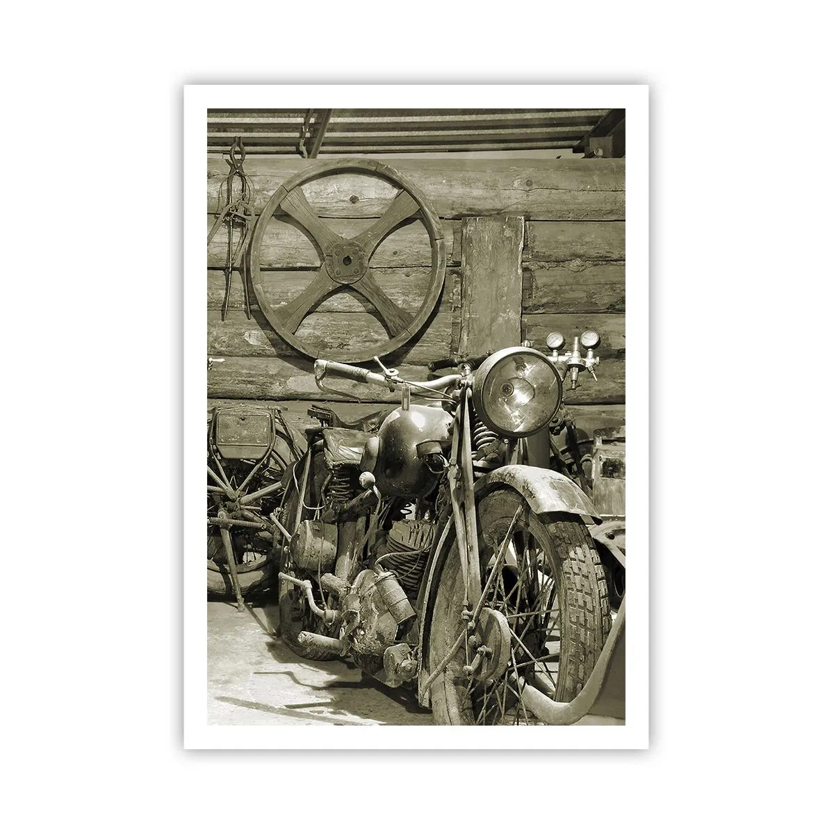 Affiche - Poster - Dans le hangar de l'oncle Władek - 70x100 cm