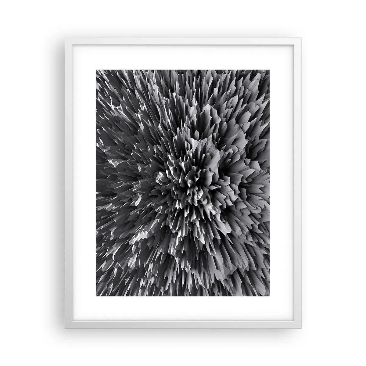 Affiche dans un cadre blanc - Poster - Ça ne peut pas être plus dur que ça - 40x50 cm