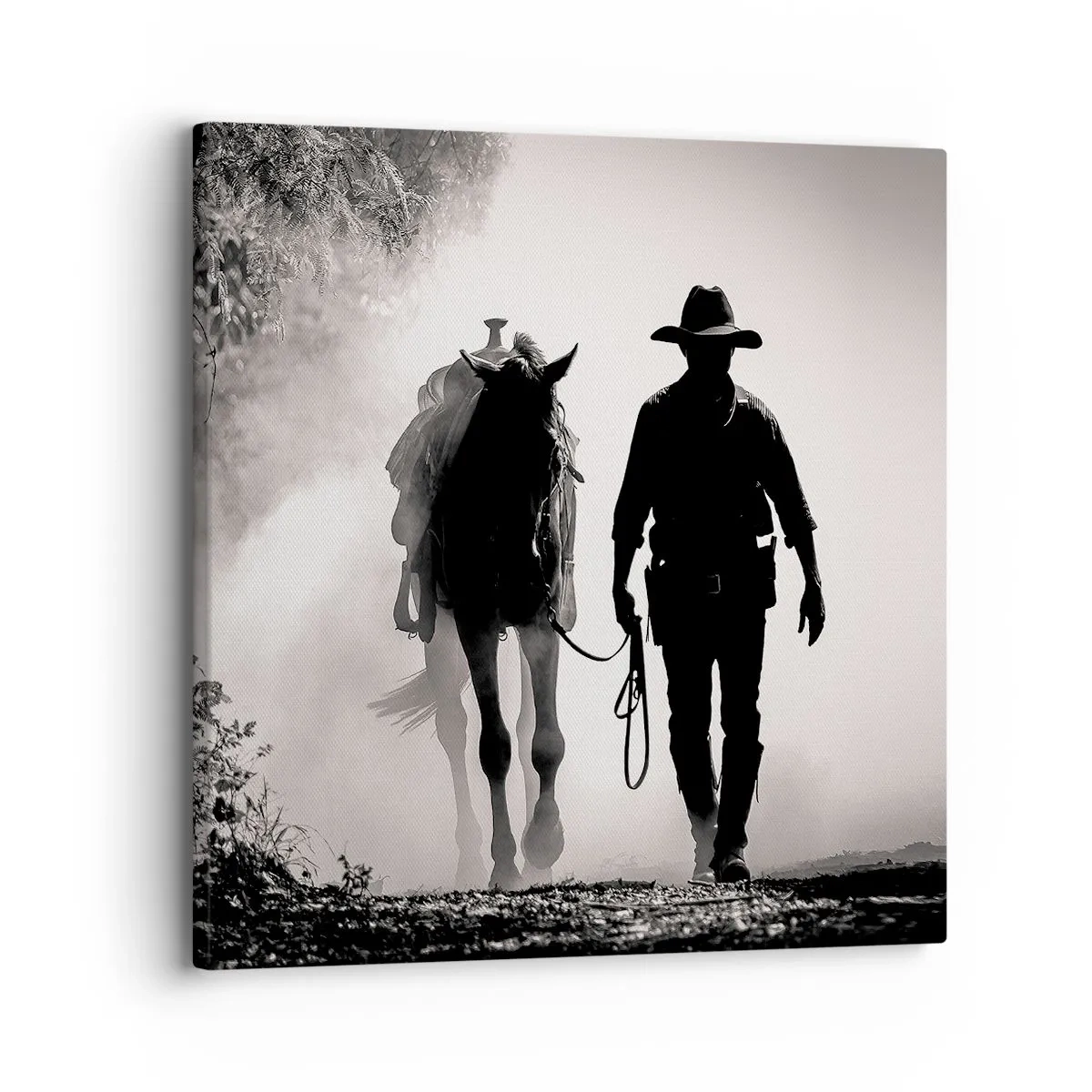 Impression sur toile - Image sur toile - Matinée texane - 30x30 cm