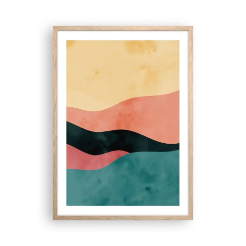 Affiche dans un chêne clair - Poster - Conformité non-conforme - 50x70 cm