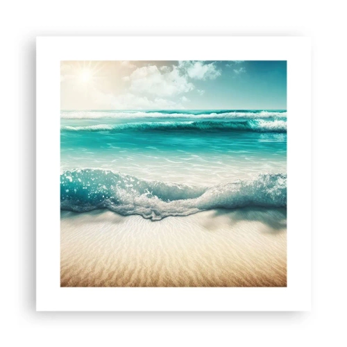 Affiche - Poster - La paix de l'océan - 40x40 cm