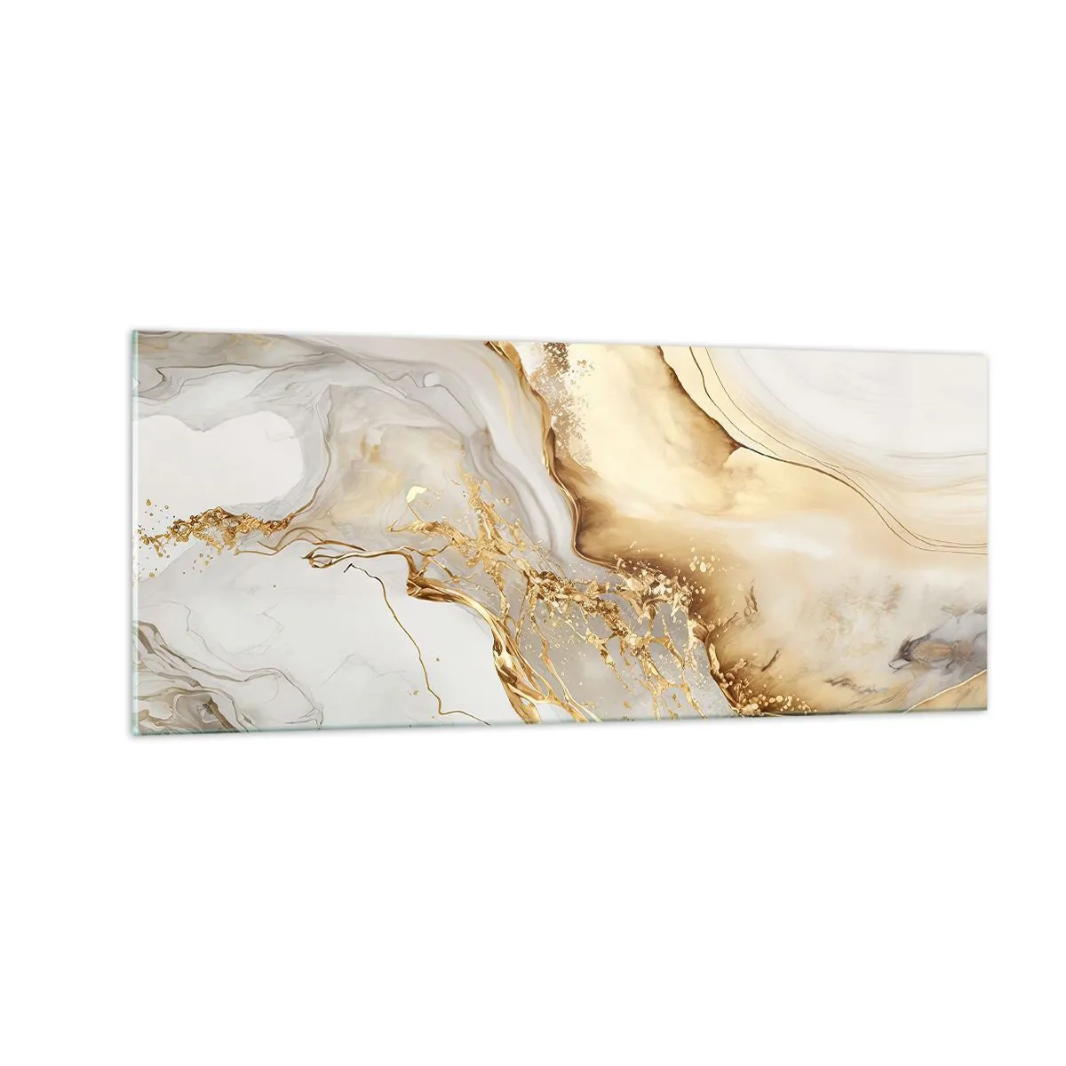 Impression sur verre - Image sur verre - Abstraction : beauté et bonté - 100x40 cm