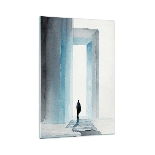 Impression sur verre - Image sur verre - Vivez sans limites - 70x100 cm