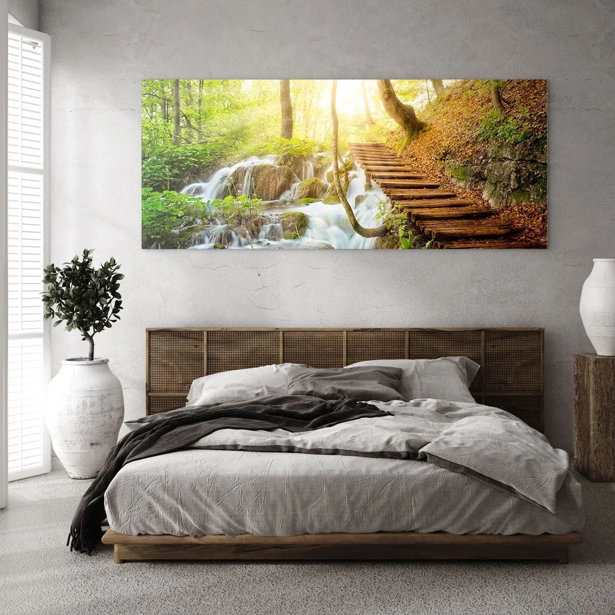 Impression sur verre - Image sur verre - Une fraîcheur tant désirée - 90x30 cm