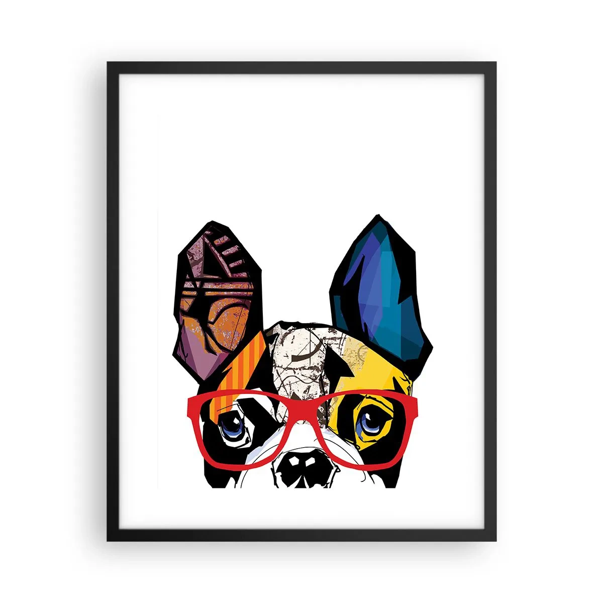 Affiche dans un cadre noir - Poster - Intellectuel - 40x50 cm
