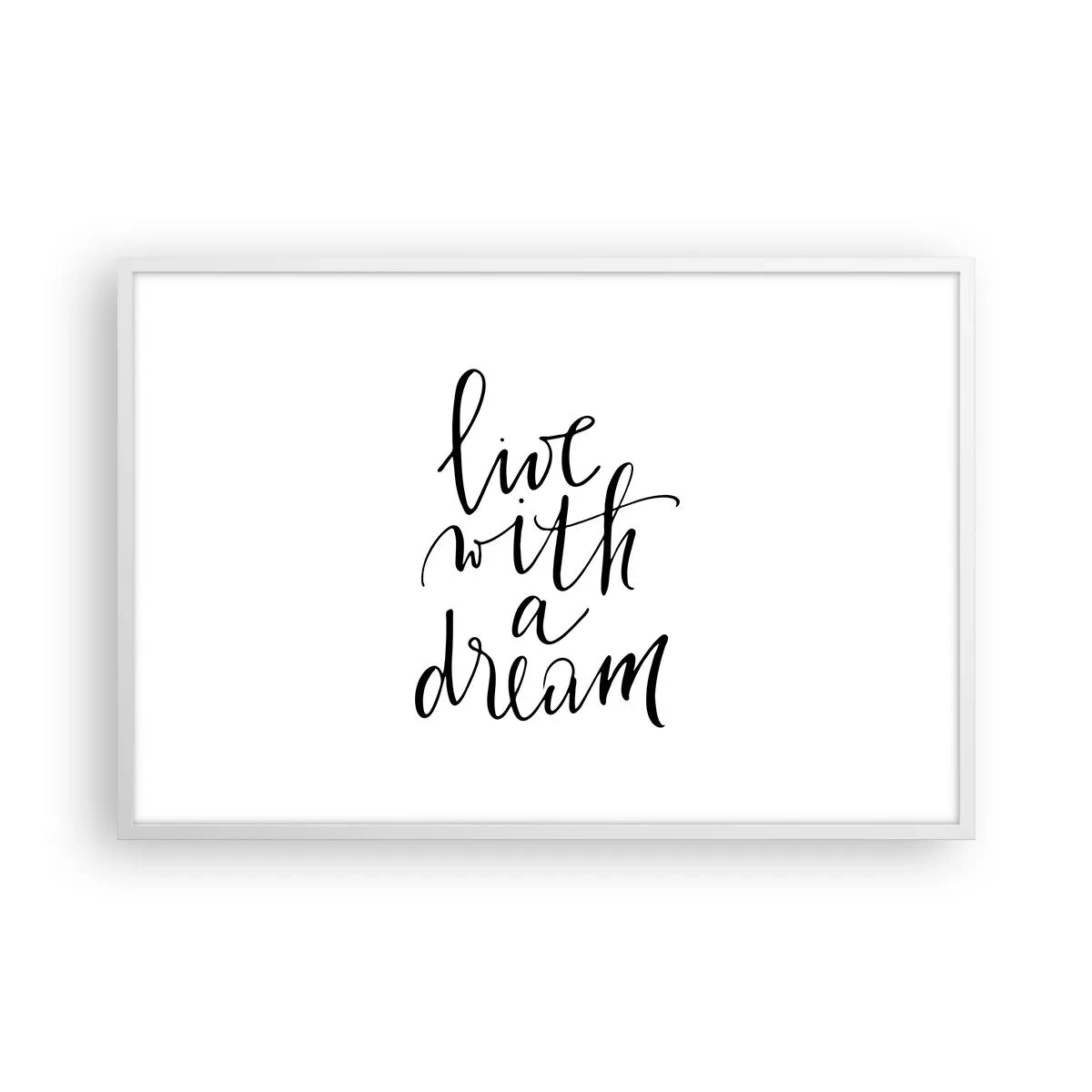 Affiche dans un cadre blanc - Poster - Bien sur - 91x61 cm