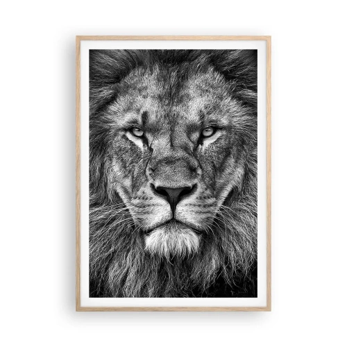 Affiche dans un chêne clair - Poster - En vêtement de sacre - 70x100 cm