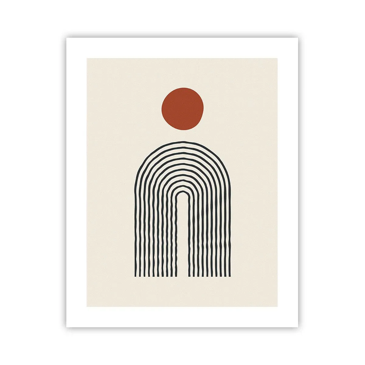 Affiche - Poster - Le magnétisme des formes et des couleurs - 40x50 cm