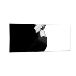 Impression sur verre - Image sur verre - Tout simplement une femme - 100x40 cm