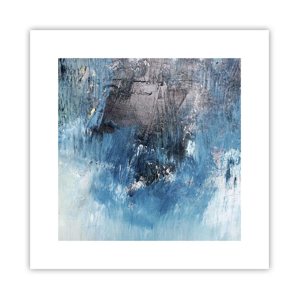 Affiche - Poster - Rhapsodie en bleu - 30x30 cm