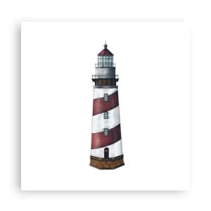 Affiche - Poster - Toujours sur ses gardes - 60x60 cm