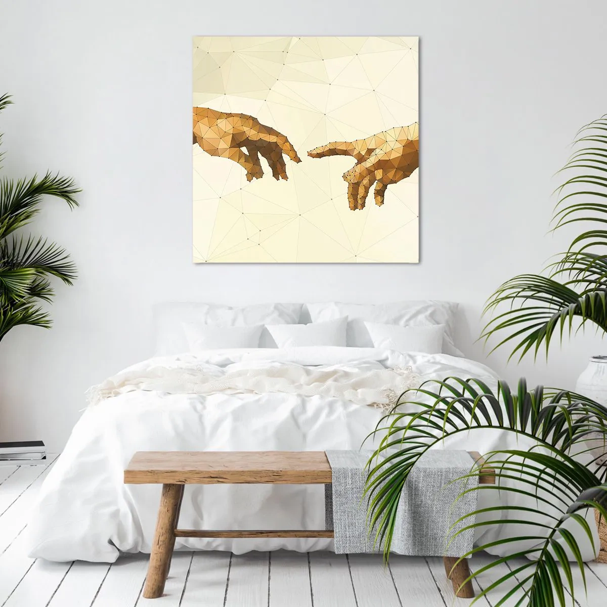 Impression sur toile - Image sur toile - Géométrie divine - 60x60 cm