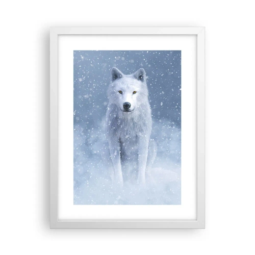 Affiche dans un cadre blanc - Poster - Dans une âme d'hiver - 30x40 cm