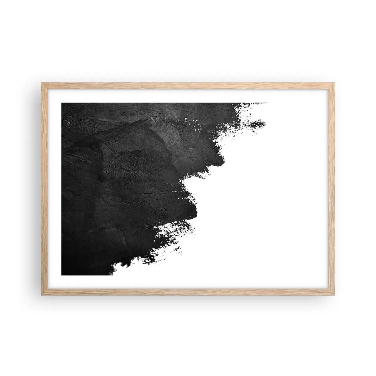 Affiche dans un chêne clair - Poster - Éléments : terre - 70x50 cm