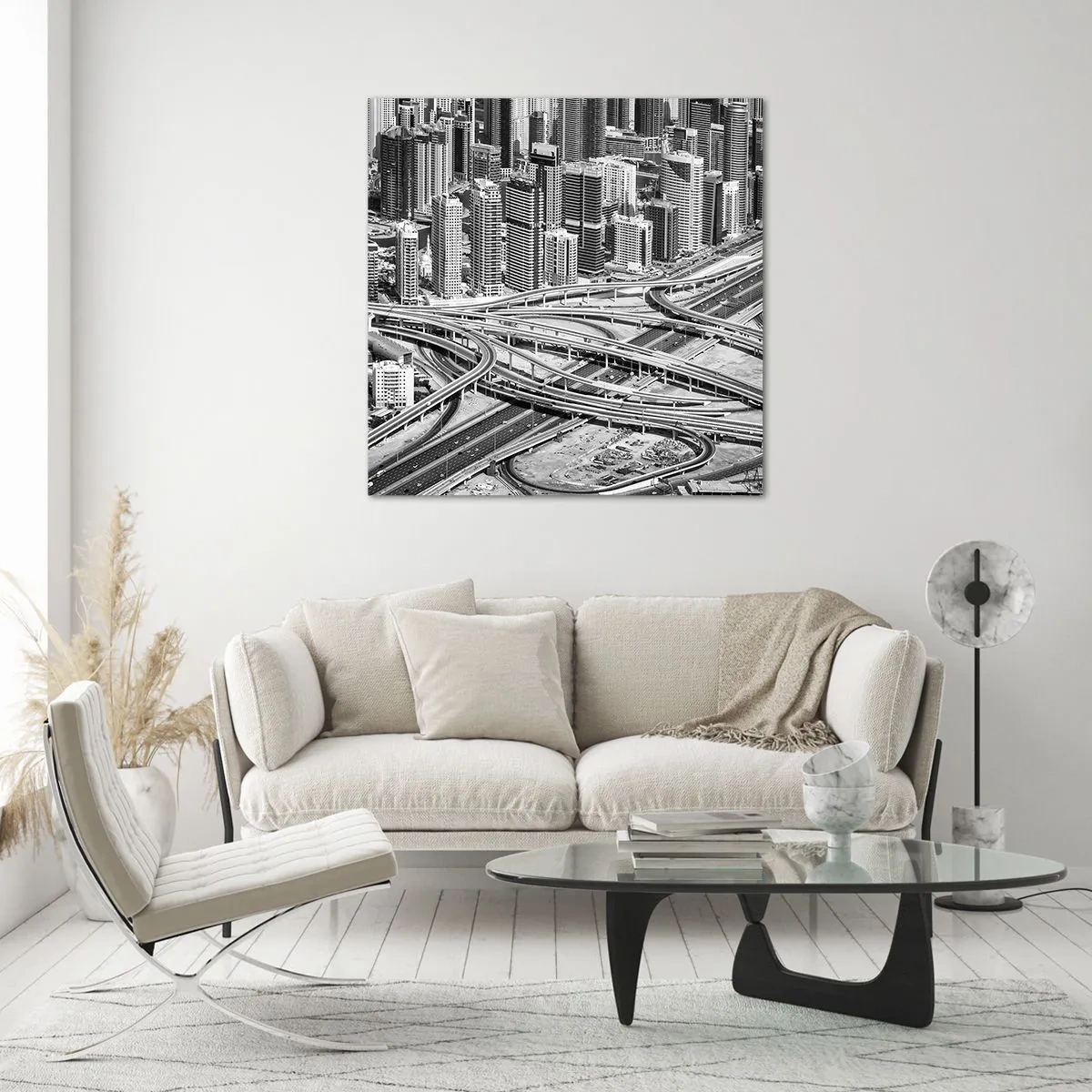 Impression sur verre - Image sur verre - Dubaï - la ville impossible - 30x30 cm
