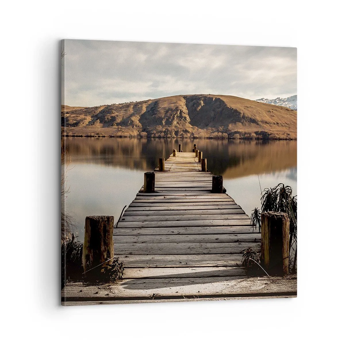 Impression sur toile - Image sur toile - Paysage silencieux - 60x60 cm