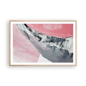 Affiche dans un chêne clair - Poster - Composition assortie - 91x61 cm