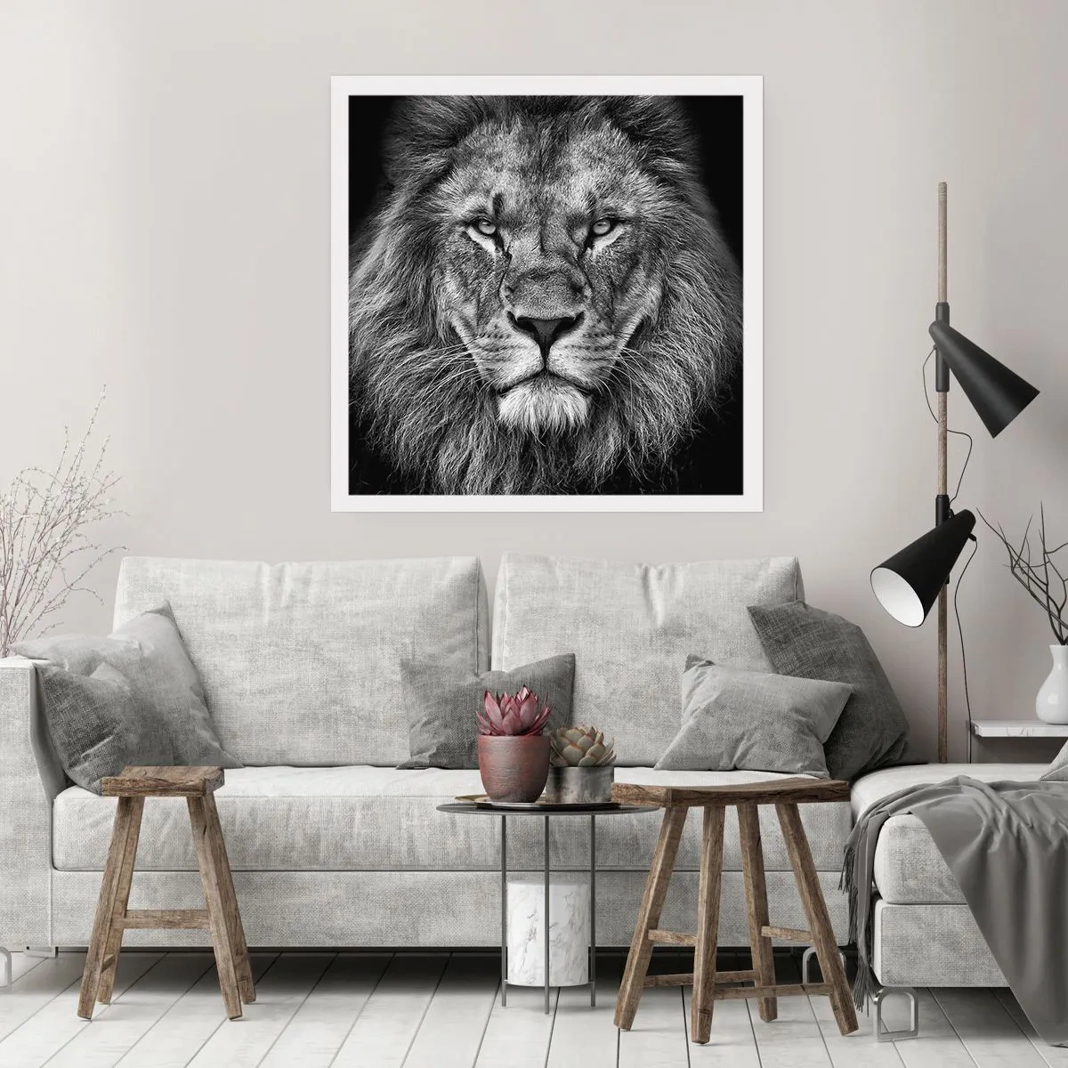 Affiche - Poster - En vêtement de sacre - 40x40 cm