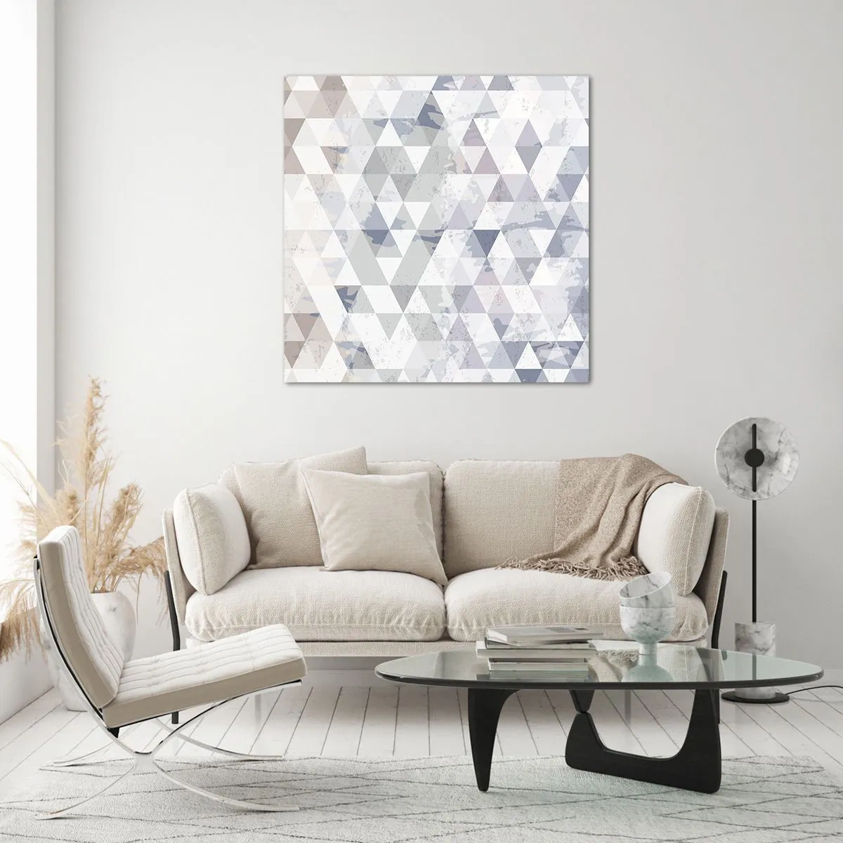 Impression sur verre - Image sur verre - En rythme de trois - 30x30 cm