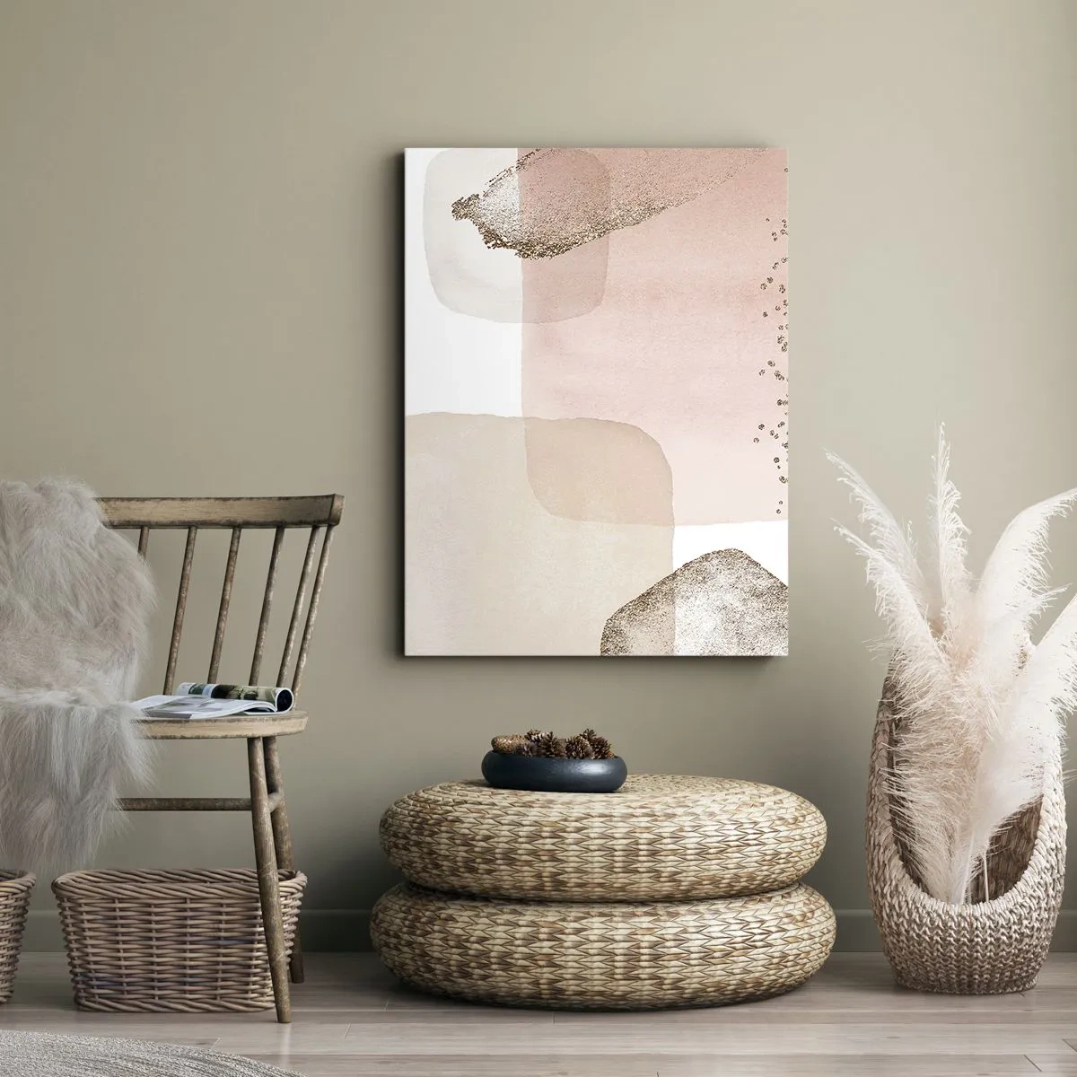 Impression sur toile - Image sur toile - Regard à travers la couleur - 65x120 cm