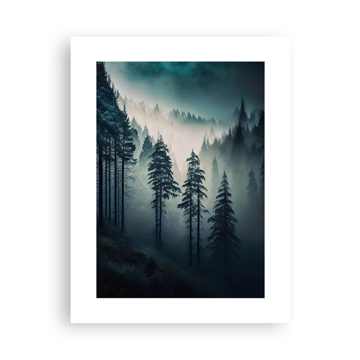 Affiche - Poster - Matin de montagne - 30x40 cm
