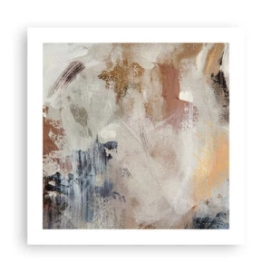 Affiche - Poster - Abstraction brumeuse - 50x50 cm