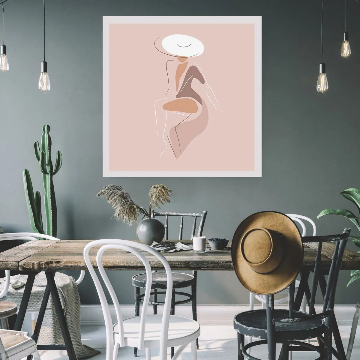 Affiche - Poster - Être une dame - 40x40 cm