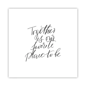 Affiche - Poster - Vous aussi vous le sentez? - 30x30 cm