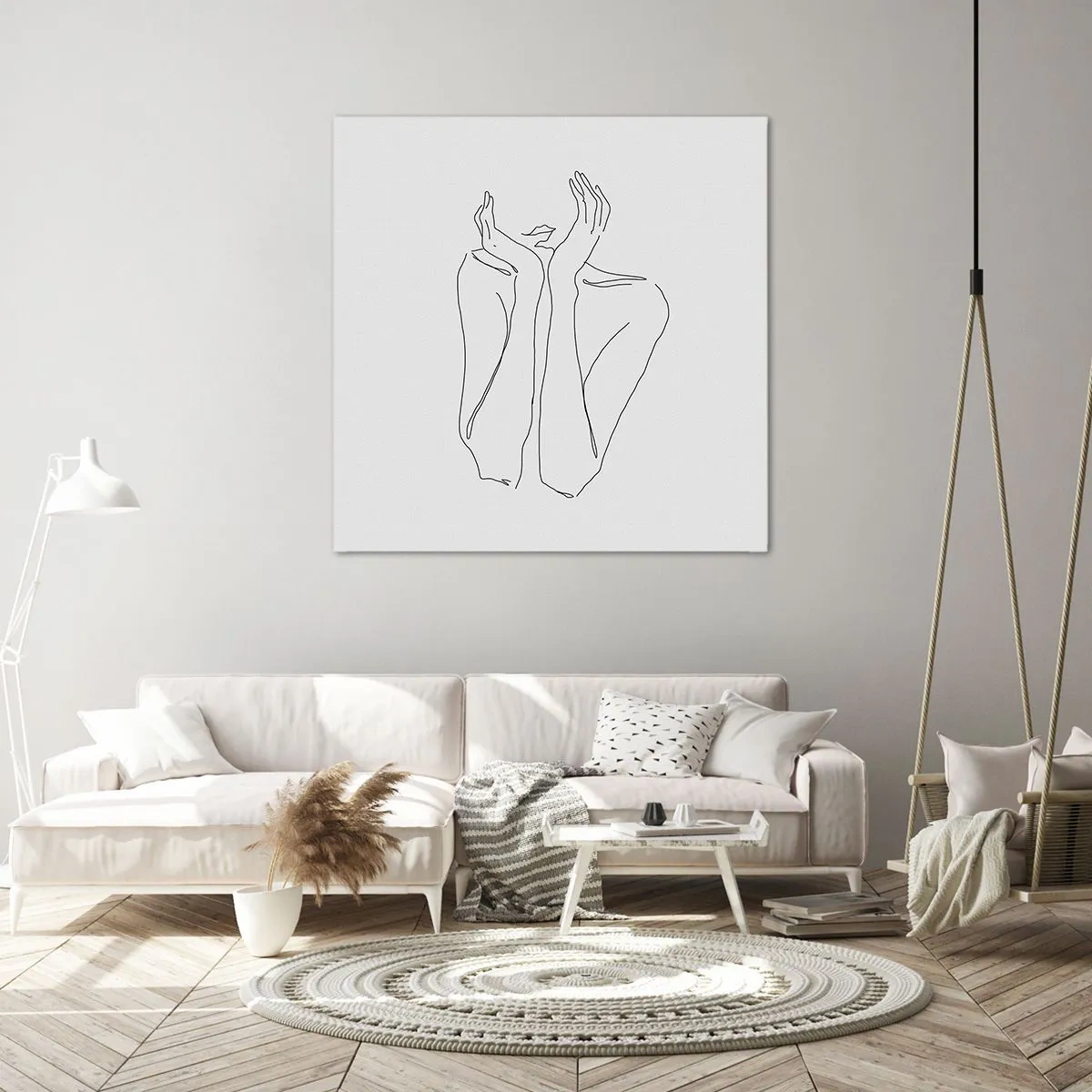 Impression sur toile - Image sur toile - De quoi rêvent les femmes - 30x30 cm