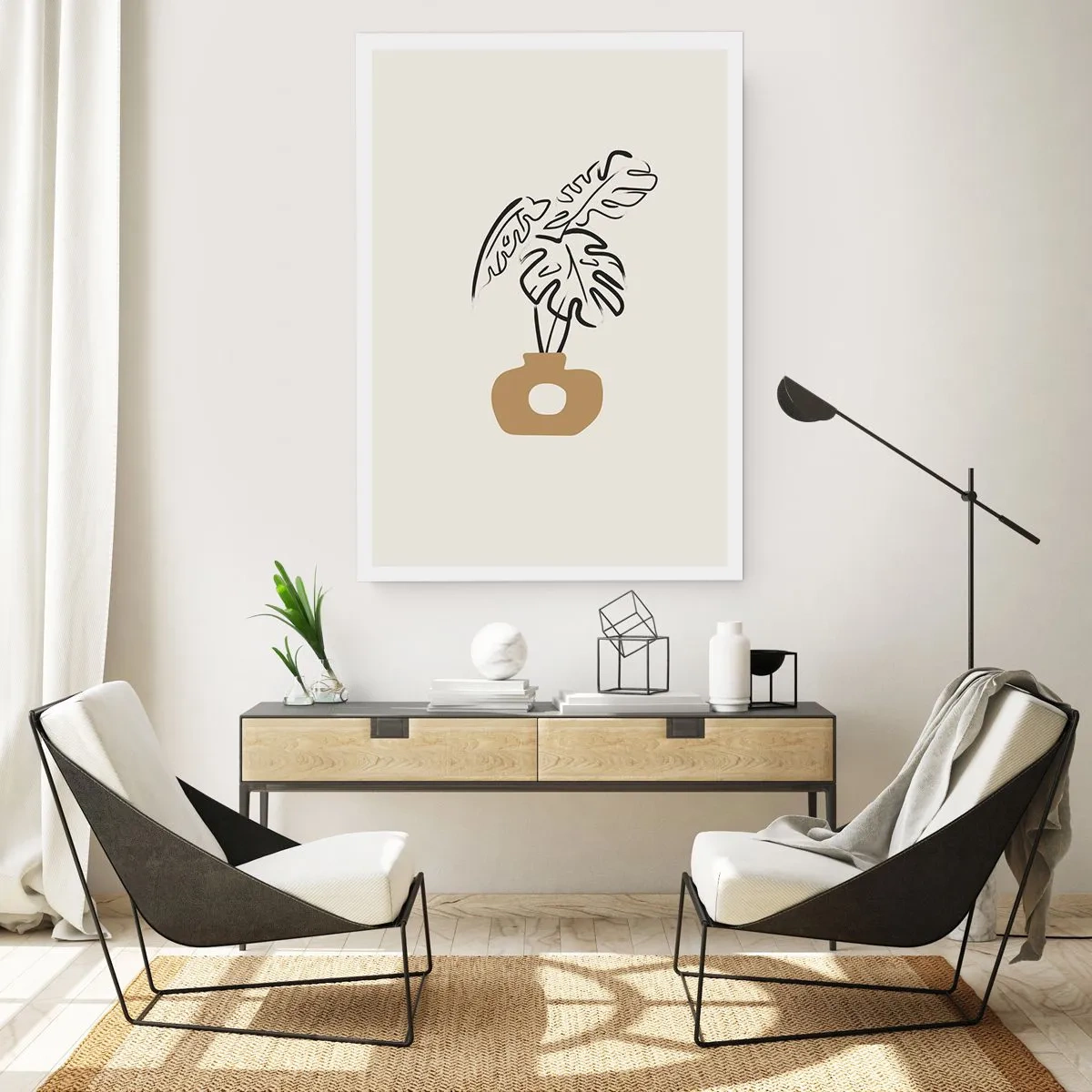 Affiche - Poster - Monstera – décoration de la maison - 30x40 cm