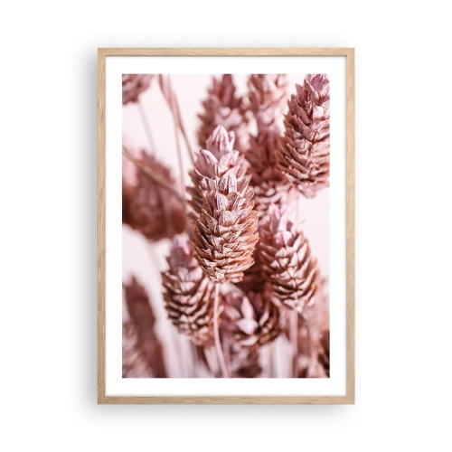 Affiche dans un chêne clair - Poster - Apparemment discret - 50x70 cm