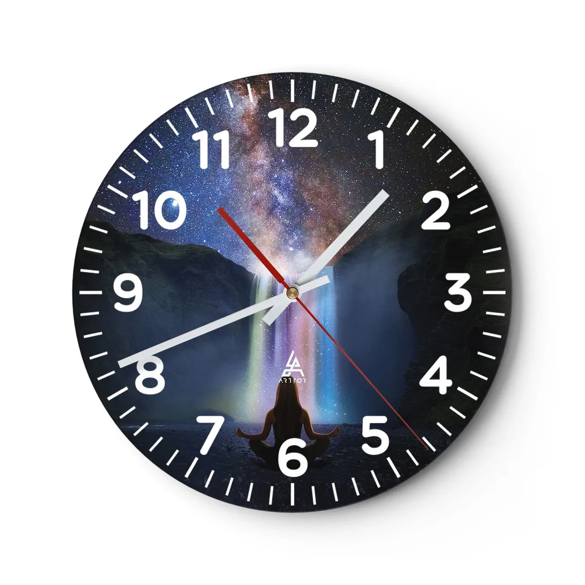 Horloge murale - Pendule murale - Harmonie absolue - 30x30 cm