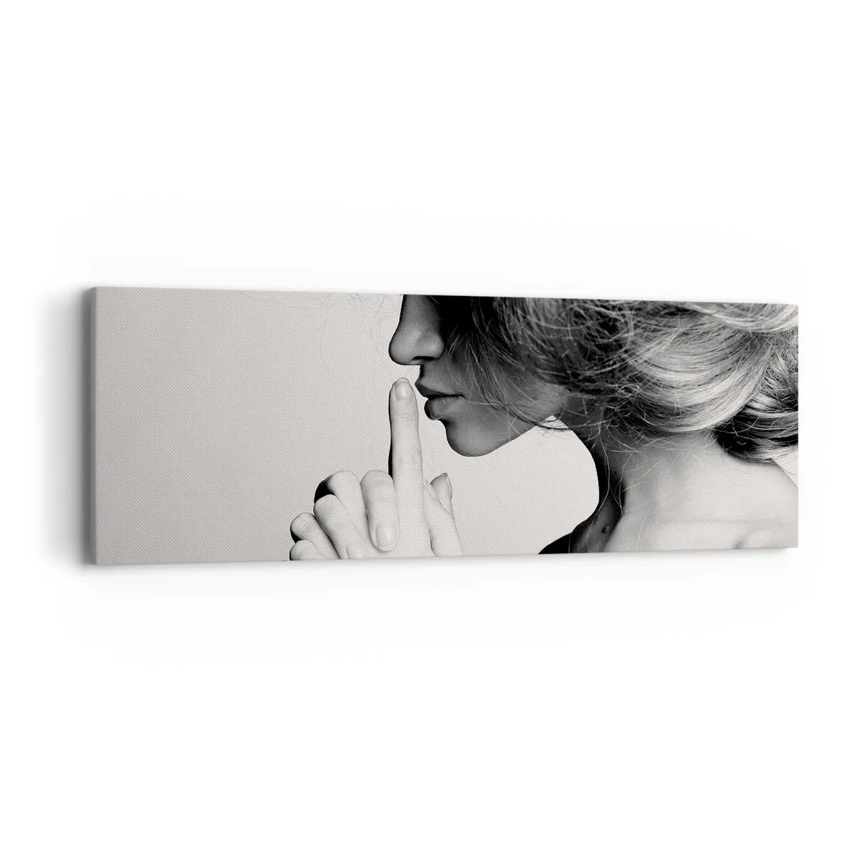 Impression sur toile - Image sur toile - A l'écoute d'elle-même - 90x30 cm