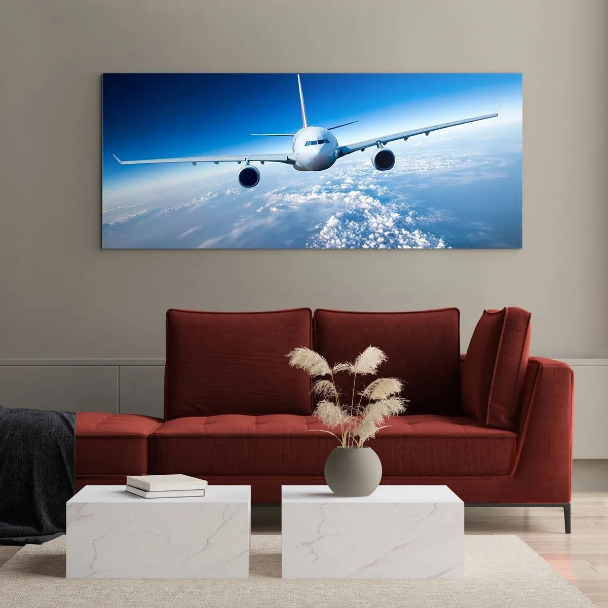Impression sur verre - Image sur verre - Je vole parce que je le veux - 100x40 cm