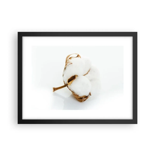 Affiche dans un cadre noir - Poster - Doux par nature - 40x30 cm