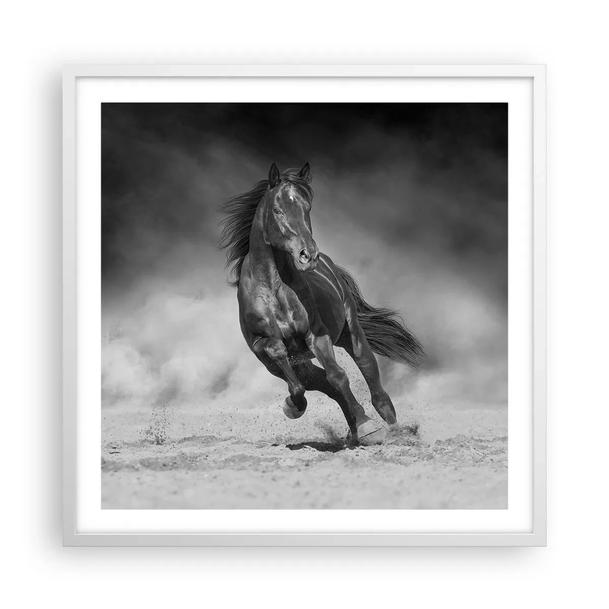 Affiche dans un cadre blanc - Poster - Digne de l'émir lui-même - 60x60 cm