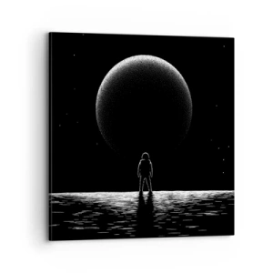 Impression sur toile - Image sur toile - Face à face - 70x70 cm