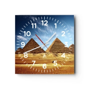 Horloge murale - Pendule murale - 40 siècles vous regardent - 30x30 cm