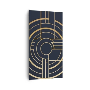 Impression sur toile - Image sur toile - Rotation des éléments - 65x120 cm