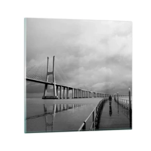 Impression sur verre - Image sur verre - A tous ceux qui lui sont important - 30x30 cm