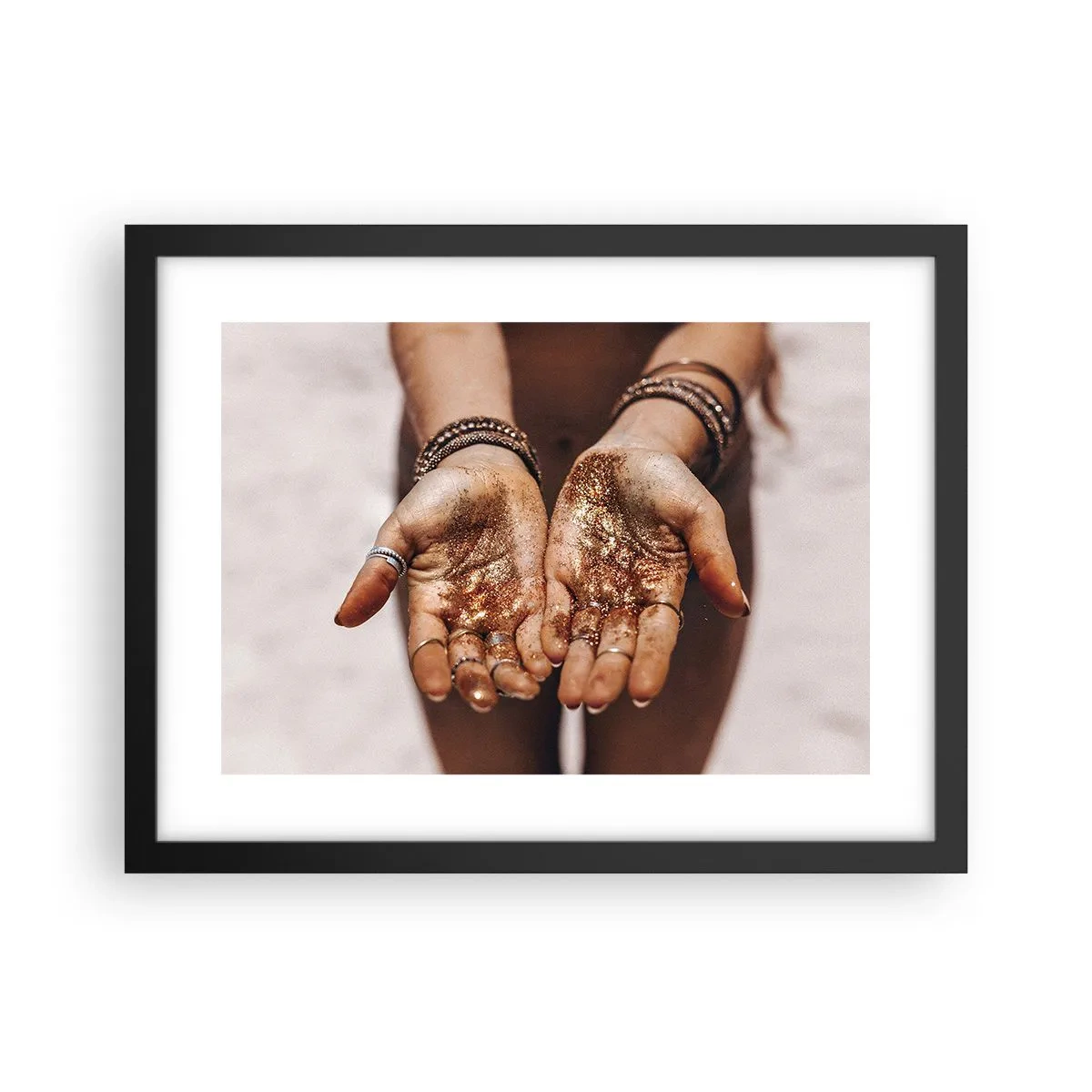 Affiche dans un cadre noir - Poster - Un don pour vous - 40x30 cm