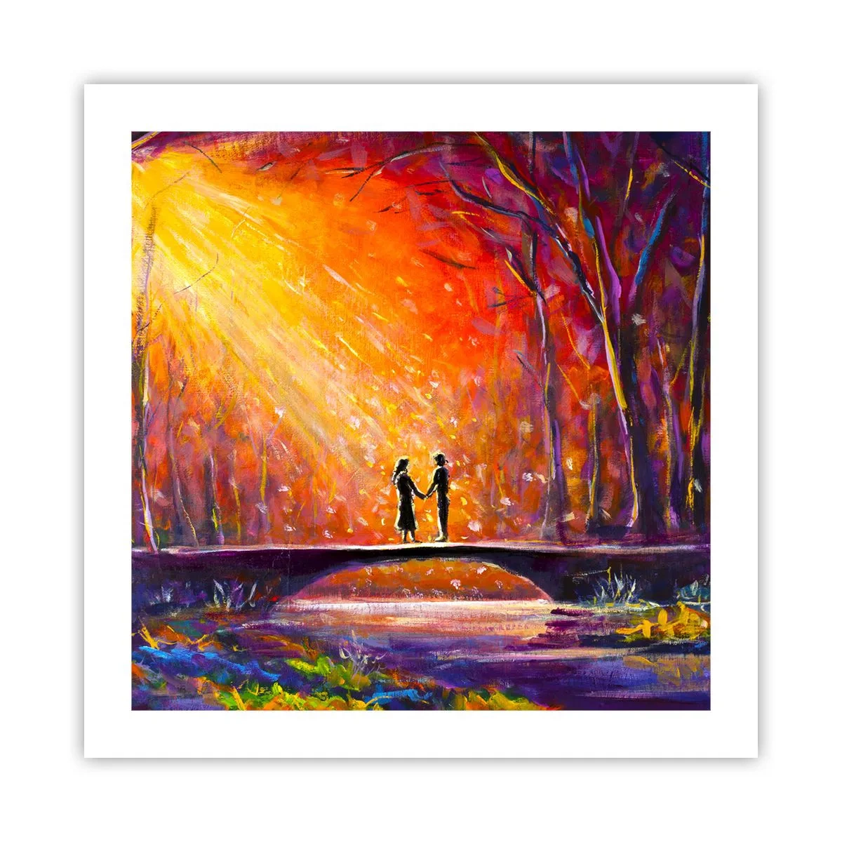 Affiche - Poster - Le ciel les aime aussi - 50x50 cm